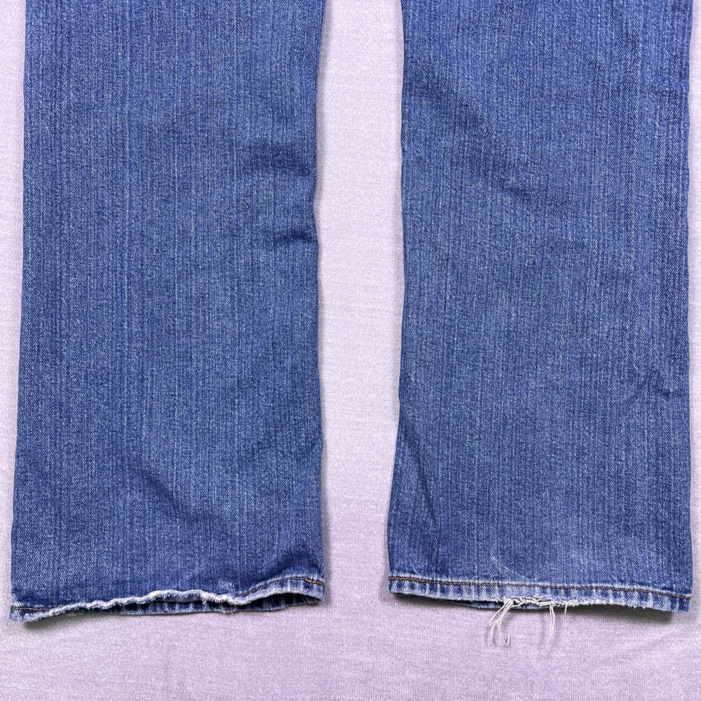 American Eagle Outfitters Mens Bootcut Jeans Medium Wash 34x34 Blue Denim - Picture 5 of 16